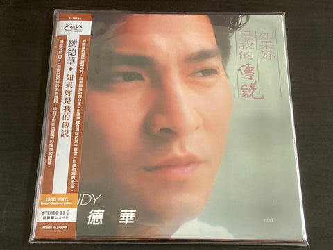 Andy Lau / 劉德華 - If You Are My Legend 如果你是我的傳說 LP VINYL