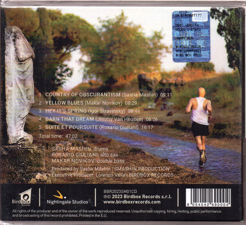 Sasha Mashin - Happy Run CD