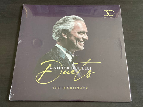 Andrea Bocelli - Duets – 30th Anniversary (The Highlights) LP VINYL