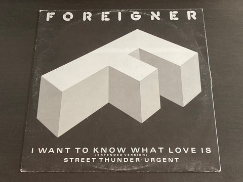 Foreigner - I Want To Know What Love Is (Extended Version) 12" Maxi-Single VINYL