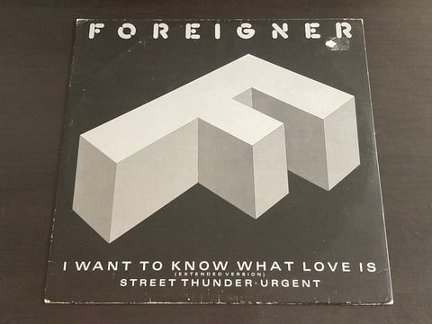 Foreigner - I Want To Know What Love Is (Extended Version) 12" Maxi-Single VINYL