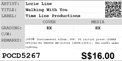 [Pre-owned] Lorie Line - Walking With You CD