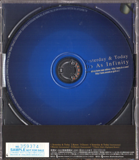 [Pre-owned] Do As Infinity - Yesterday & Today Maxi-Single CD