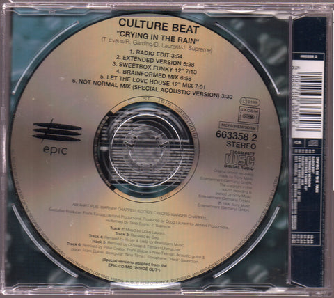 [Pre-owned] Culture Beat - Crying In The Rain Maxi-Single CD