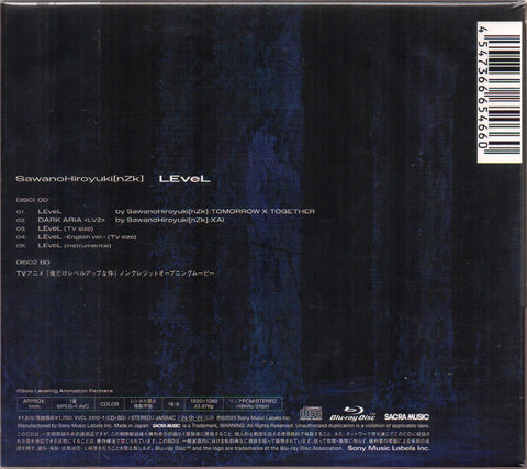 SawanoHiroyuki[nZk] - Level Single CD (+Blu-ray, Limited Edition, Digipak)