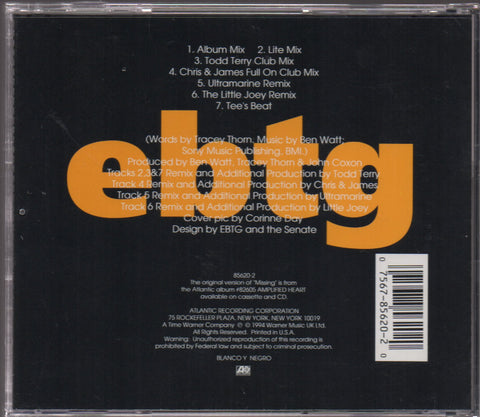Everything But The Girl - Missing (The Full Remix EP) CD