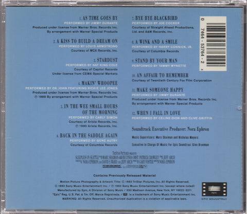 Sleepless In Seattle Original Soundtrack CD