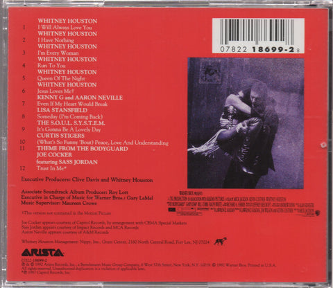 The Bodyguard Original Soundtrack CD