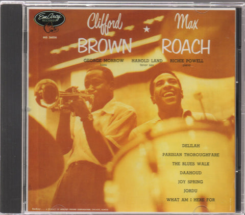 Clifford Brown and Max Roach - Self Titled CD
